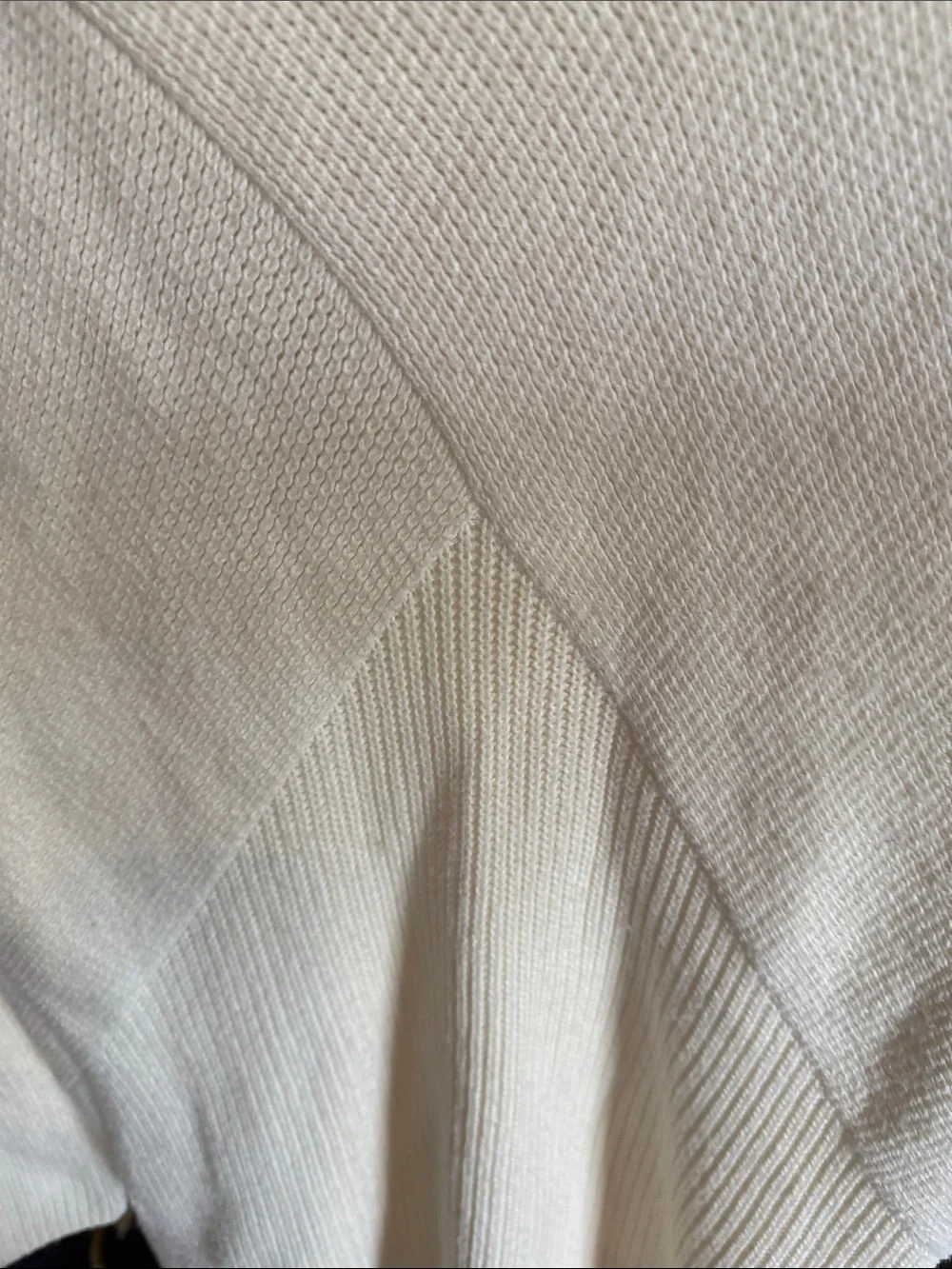 Talbots mixed stitch mock neck sweater - worn about 6x